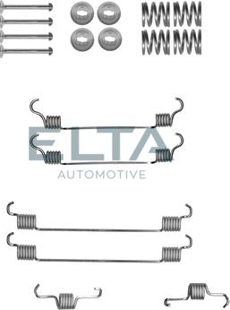 Elta Automotive EA8017 - Комплектуючі, барабанний гальмівний механізм autozip.com.ua