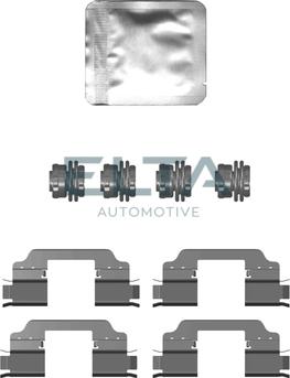 Elta Automotive EA8893 - Комплектуючі, колодки дискового гальма autozip.com.ua