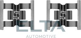 Elta Automotive EA8845 - Комплектуючі, колодки дискового гальма autozip.com.ua