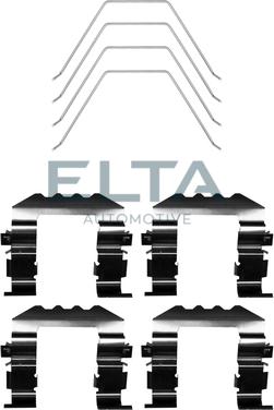 Elta Automotive EA8850 - Комплектуючі, колодки дискового гальма autozip.com.ua