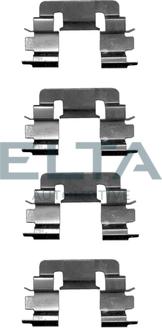 Elta Automotive EA8866 - Комплектуючі, колодки дискового гальма autozip.com.ua