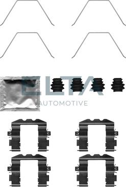 Elta Automotive EA8802 - Комплектуючі, колодки дискового гальма autozip.com.ua