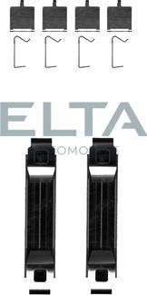 Elta Automotive EA8807 - Комплектуючі, колодки дискового гальма autozip.com.ua