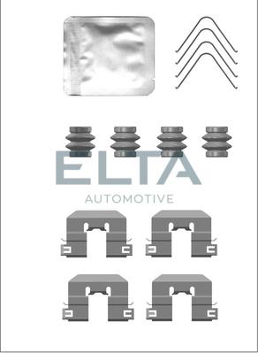 Elta Automotive EA8818 - Комплектуючі, колодки дискового гальма autozip.com.ua