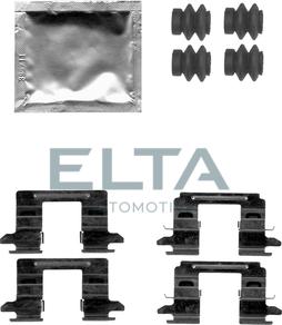 Elta Automotive EA8880 - Комплектуючі, колодки дискового гальма autozip.com.ua