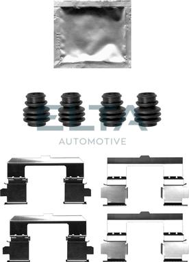 Elta Automotive EA8876 - Комплектуючі, колодки дискового гальма autozip.com.ua