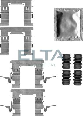 Elta Automotive EA8870 - Комплектуючі, колодки дискового гальма autozip.com.ua