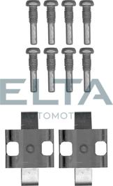 Elta Automotive EA8793 - Комплектуючі, колодки дискового гальма autozip.com.ua