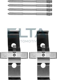 Elta Automotive EA8741 - Комплектуючі, колодки дискового гальма autozip.com.ua