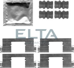 Elta Automotive EA8743 - Комплектуючі, колодки дискового гальма autozip.com.ua