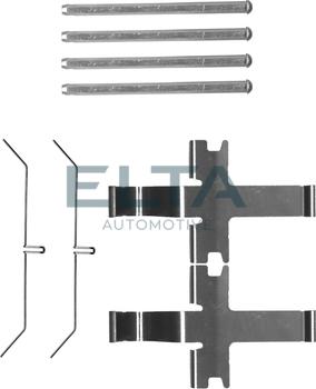 Elta Automotive EA8751 - Комплектуючі, колодки дискового гальма autozip.com.ua