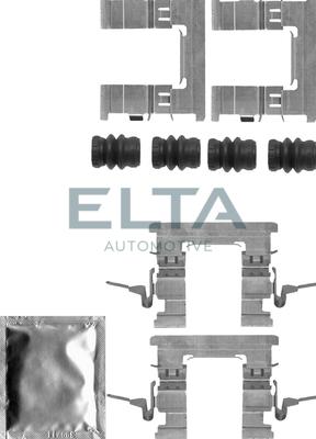 Elta Automotive EA8764 - Комплектуючі, колодки дискового гальма autozip.com.ua