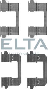Elta Automotive EA8708 - Комплектуючі, колодки дискового гальма autozip.com.ua