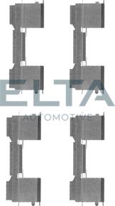 Elta Automotive EA8702 - Комплектуючі, колодки дискового гальма autozip.com.ua