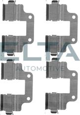 Elta Automotive EA8710 - Комплектуючі, колодки дискового гальма autozip.com.ua