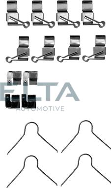 Elta Automotive EA8785 - Комплектуючі, колодки дискового гальма autozip.com.ua