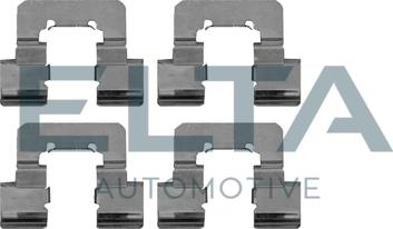 Elta Automotive EA8732 - Комплектуючі, колодки дискового гальма autozip.com.ua