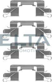 Elta Automotive EA8726 - Комплектуючі, колодки дискового гальма autozip.com.ua
