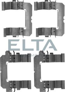 Elta Automotive EA8720 - Комплектуючі, колодки дискового гальма autozip.com.ua