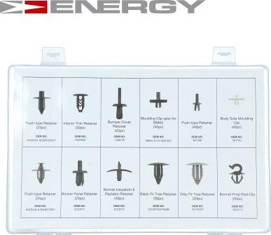 ENERGY NE00774 - Комплект кліпс, кузов autozip.com.ua