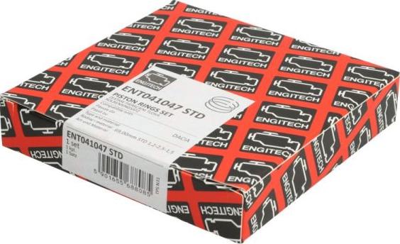 ENGITECH ENT041047 STD - Комплект поршневих кілець autozip.com.ua