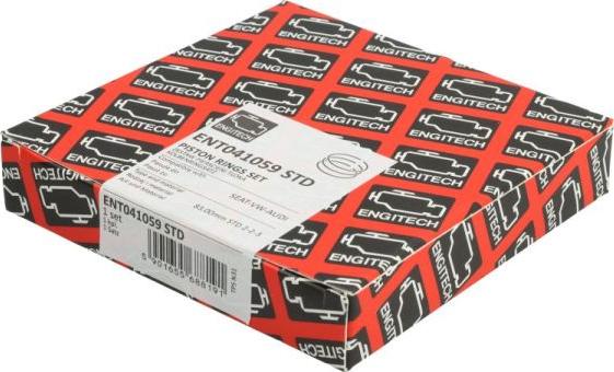 ENGITECH ENT041059 STD - Комплект поршневих кілець autozip.com.ua