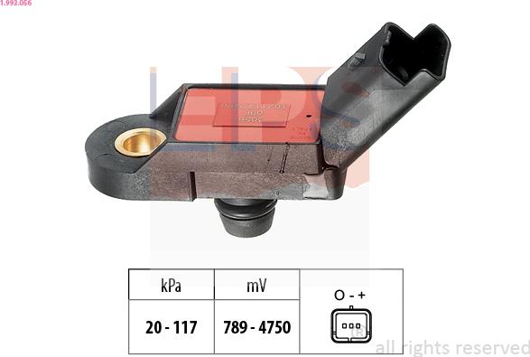 EPS 1.993.056 - Датчик тиску повітря, висотний коректор autozip.com.ua