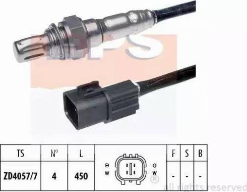 EPS 1.997.649 - Лямбда-зонд, датчик кисню autozip.com.ua