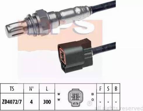 EPS 1.997.364 - Лямбда-зонд, датчик кисню autozip.com.ua