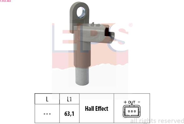 EPS 1.953.463 - Датчик положення р-вала Ford Fiesta IV 1.4TDCi 09- autozip.com.ua