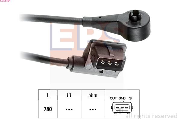 EPS 1.953.101 - Датчик, частота обертання autozip.com.ua