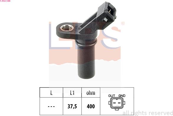 EPS 1.953.188 - Датчик імпульсів, колінчастий вал autozip.com.ua