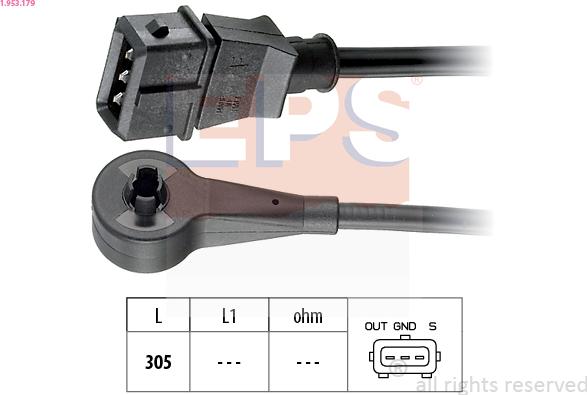 EPS 1.953.179 - Датчик, частота обертання autozip.com.ua