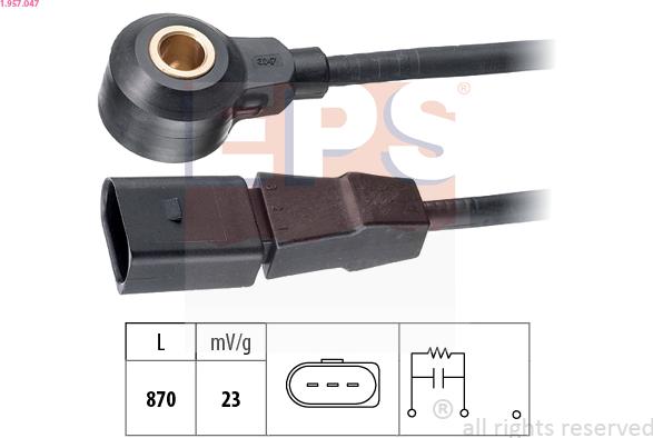 EPS 1.957.047 - Датчик детонації autozip.com.ua