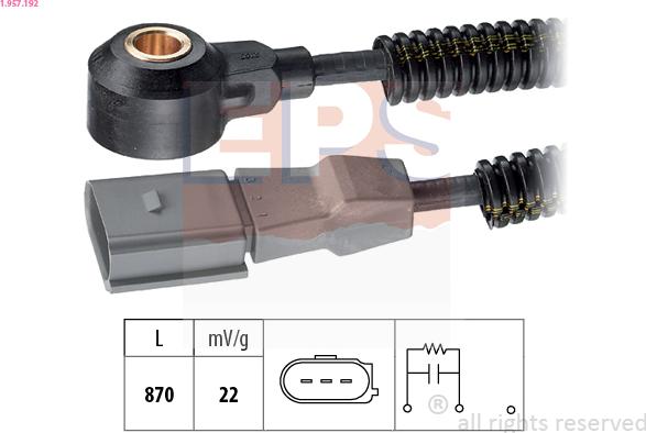 EPS 1.957.192 - Датчик детонації autozip.com.ua