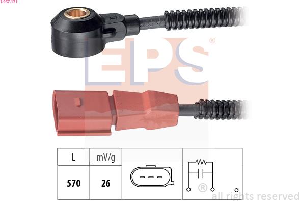 EPS 1.957.171 - Датчик детонації autozip.com.ua