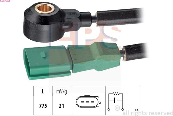 EPS 1.957.251 - Датчик детонації autozip.com.ua