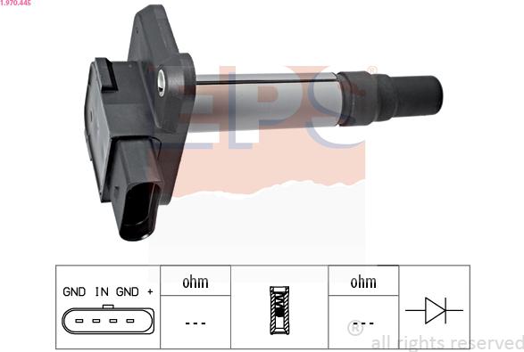 EPS 1.970.445 - Котушка запалювання autozip.com.ua