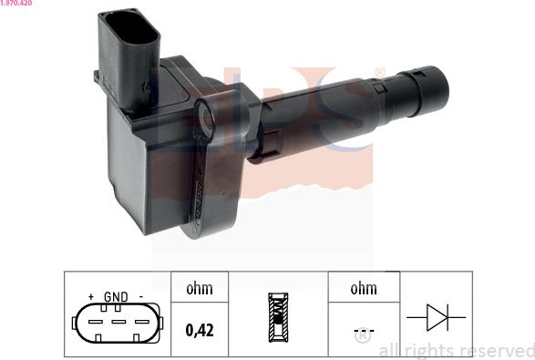 EPS 1.970.420 - Котушка запалювання autozip.com.ua