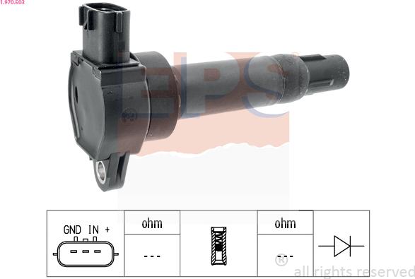 EPS 1.970.503 - Котушка запалювання autozip.com.ua