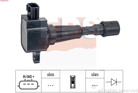 EPS 1.970.514 - Котушка запалювання autozip.com.ua