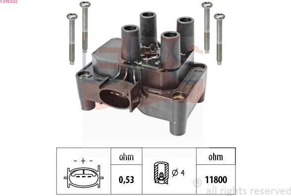 EPS 1.970.532 - Котушка запалювання autozip.com.ua