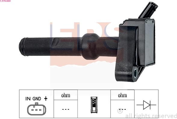 EPS 1.970.660 - Котушка запалювання autozip.com.ua