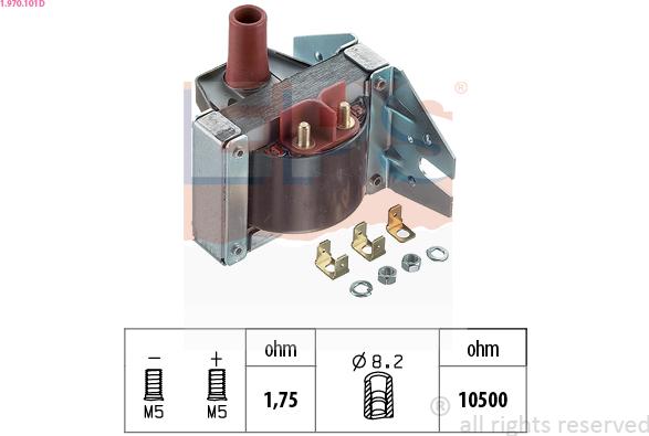 EPS 1.970.101D - Котушка запалювання autozip.com.ua