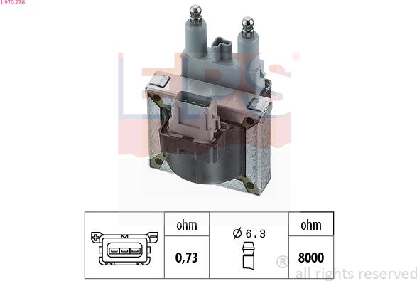 EPS 1.970.276 - Котушка запалювання autozip.com.ua