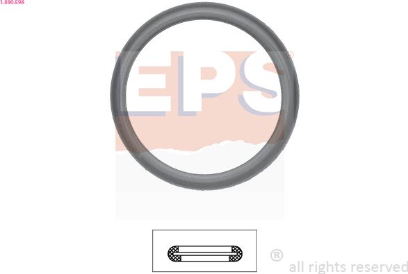 EPS 1.890.598 - Прокладка, термостат autozip.com.ua