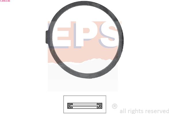 EPS 1.890.546 - Прокладка, термостат autozip.com.ua