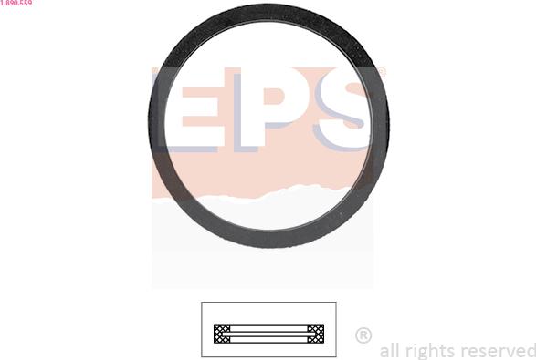 EPS 1.890.559 - Прокладка, термостат autozip.com.ua