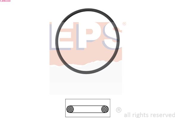 EPS 1.890.550 - Прокладка, термостат autozip.com.ua