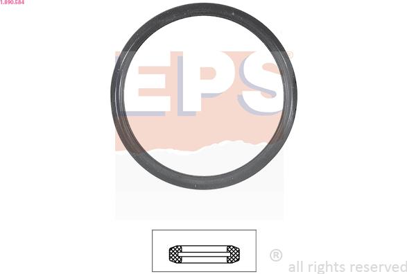 EPS 1.890.584 - Прокладка, термостат autozip.com.ua